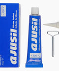 Silicone Gasket Maker And Sealant For Water Pumps, Oil Pans, Timing Covers, And Valve Covers tube with nozzle and key.