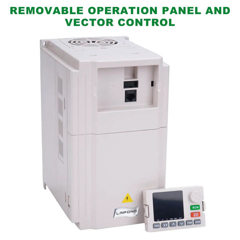 220V 20HP VFD Inverter For Single Phase To Three Phase Motors, 15KW Variable Frequency Drive with control panel, industrial use