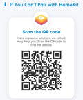 QR code for troubleshooting WiFi RGB LED Strip Lights 32.8ft With HomeKit Siri Alexa Google SmartThings Color Changing Mood Lighting