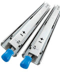 Built Like A Tank Heavy Duty Drawer Slides With Lock Industrial Steel Frame Handles 264 Lb Load 12 Inch Full Extension Glide Tracks