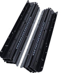 Pair of Beefy Heavy Duty Drawer Slides With Ball Bearings Full Extension Steel Guides For 130 Kg Load