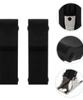 Four Pack Black Rubber Electrical Cabinet Locks Latches Replacement Door Draw Latch For Electrical Boxes And Storage Cabinets Soft Rubber Material Universal Fit For Tools And Home Use close-up