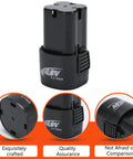 Rock Solid 18650 Lithium Battery Pack Case For 16.8V 4S Power Tools With Smart BMS Safety Circuit Board And New Nickel Strips Abs Heavy Duty Replacement Rig Ready To Roll, close-up of 16.8V Li-ion battery case