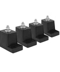 Heavy Duty Rubber Vibration Isolator Mounts 4 Pack For Mini Split HVAC Heat Pump And Central Air Condensers Floor Bracket 4 3 8 Inch