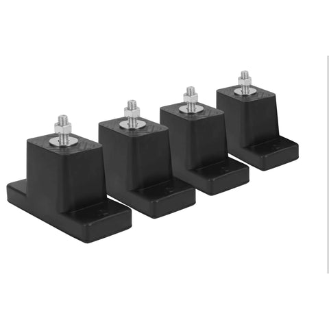 Heavy Duty Rubber Vibration Isolator Mounts 4 Pack For Mini Split HVAC Heat Pump And Central Air Condensers Floor Bracket 4 3 8 Inch