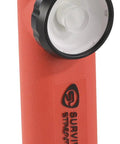 Survivor 175-Lumen Rechargeable Firefighter Right Angle Flashlight Intrinsically Safe Safety-Rated Orange Without Charger