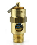 One Quarter NPT Brass Safety Relief Valve 175 PSI For Air Compressors And Tanks Pop Off Blow Off Valve Made In USA Industrial Grade