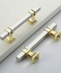 10 Pack 3 Inch Cabinet Handles In Brushed Nickel And Gold Finish, Satin Nickel Gold Cabinet Pulls For Cabinets, Cupboard And Drawers, Includes Two Screw Lengths For Easy Installation