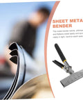 6 Inch Manual Sheet Metal Bender Duckbill Pliers Edge Seamer with Non Slip Handle for Bending Metal Plates