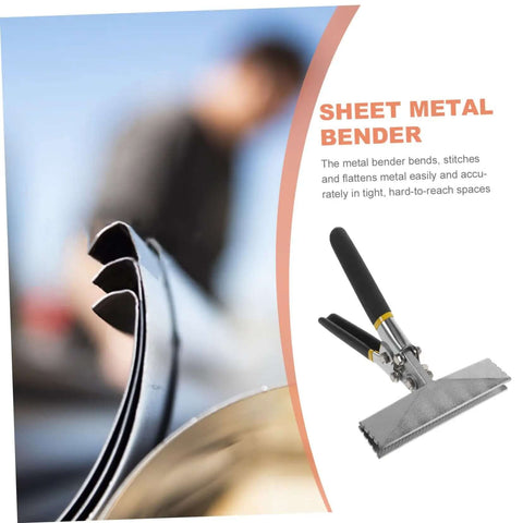 6 Inch Manual Sheet Metal Bender Duckbill Pliers Edge Seamer with Non Slip Handle for Bending Metal Plates