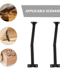 Antique Style Iron Folding Lid Hinges With Handy Fold Out Support Legs For Gift Boxes And Present Displays Ideal For Weddings