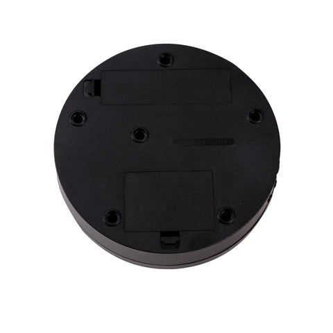 Bottom view of Motorized Rotating Display Stand With Electric Turntable For Products Photography Display Jewelry Watch 3D Models Cake Collectibles.