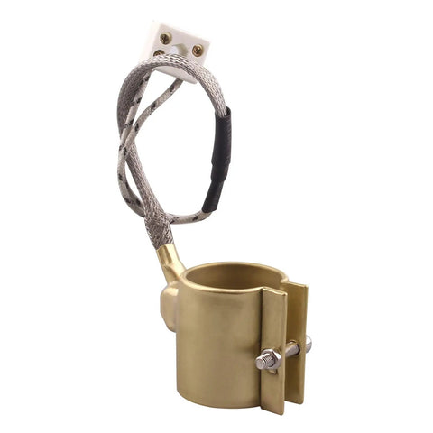 110V 250W Brass Band Heater 35mm By 45mm For Injection Molding Machines With Ceramic Wire Connection Safe Wiring Rust Resistant