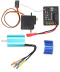 Heavy Duty Brushless Motor Esc Receiver And Servo Set Slick Aluminum Upgrade For Sg1603 Sg1604 Rc Cars components including motor, ESC, and servo.