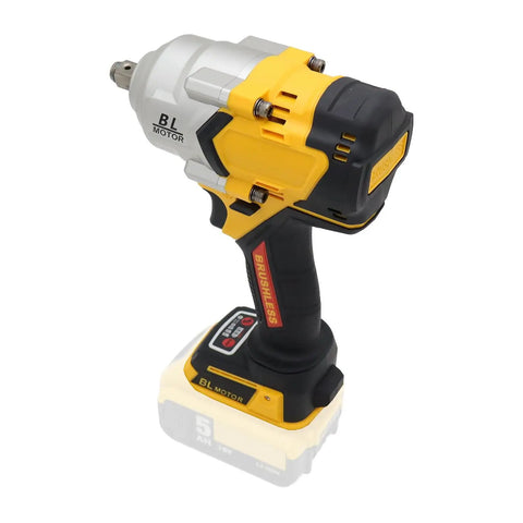 Beast 1000Nm Cordless Impact Wrench Half Inch Drive With Brushless Motor LED Light And Four Stage Torque Settings For Heavy Duty Auto And Construction Jobs Battery And Charger Not Included shown in profile