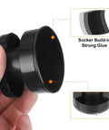 2 Pack Suction Cup Door Handle For Glass Doors And Showers No Drill Self Stick Instant Push Pull Armrest Black 62x50mm Easy Install For Windows Cabinets Toilets Bathroom Home, black ABS