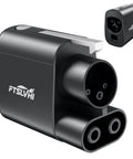 Nacs To Ccs Combo One Dc Fast Charging Adapter Tesla Supercharger Compatible EV Road Warrior Upgrade Plug And Play No Sweat Connector safety certified, side view