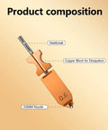 Beefed-Up AD5X All-Metal Hotend Kit With 0.6mm Hardened Steel Nozzle showcasing product composition with heatbreak and copper block.