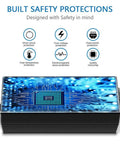 24V DC Power Supply Adapter 120W 5A 100-240V AC to DC Converter for LED Strip Lights 5050 and 3528 with safety protection features
