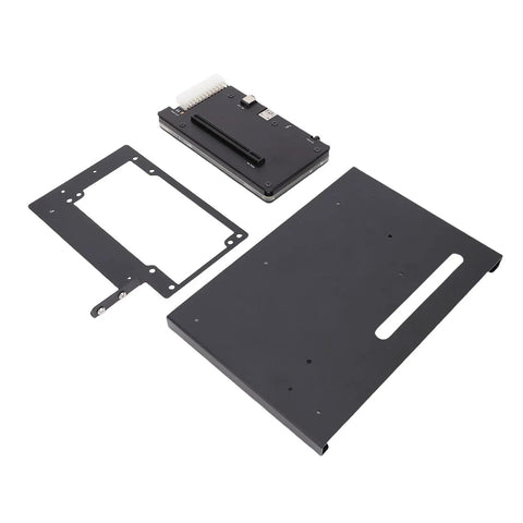 Level Up Your Portable Rig Game With This Rock Solid Egpu Box Delivering Real Pcie 16x Muscle Through Lightning Quick Usb4 Connections On A Heavy Duty Frame, showing black aluminum eGPU components.
