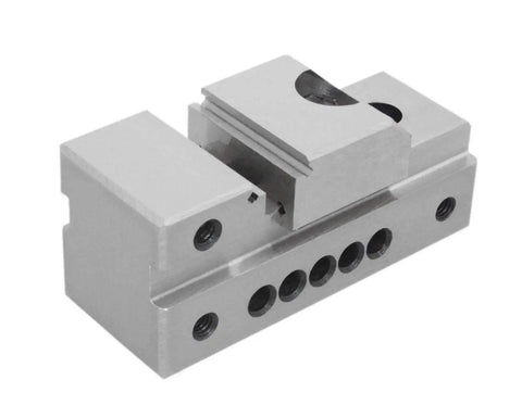 Compact Slick Mini Precision Toolmakers Insert Vise For Tiny Parts, 1 Inch And 25 Mm Jaw on aluminum body