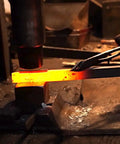 Blacksmith forging Long Handle Scythe With Double Edged Aogami No 2 Steel Blade For Forestry And Gardening Tasks 31.9 Inch