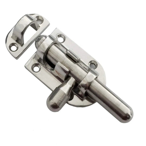 Heavy Duty Tough As Nails 316 Stainless Steel Locker Latch Slide Barrel Bolt For Marine Boat Window Door Hatch 2 3 Eighths Inch Long