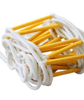 Coiled 32 Ft Fire Escape Rope Ladder For Four Story Homes With Spring Hooks and Safety Cord Emergency Escape Ladder