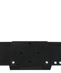 Top view of ATV Winch Mount for Polaris Gen 4 Chassis, Heavy Duty Mounting Bracket with Easy Install, black powder coat