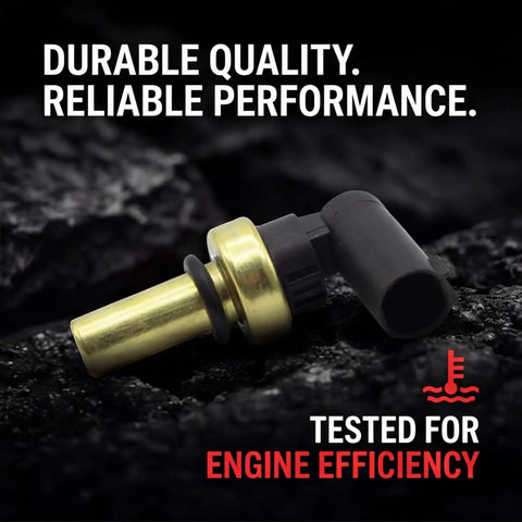 Direct Swap Engine Coolant Temperature Sensor For Chevy Cruze Buick Encore Cadillac Elr 213-4688 close-up view with gold and black components.