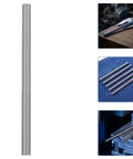 Real Deal Heavy Duty 5 Pack 5Mm X 100Mm Stainless Steel Precision Shaft Rod for RC Car Axle Replacement shown vertically.
