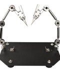 Pro Grade Heavy Duty Welding Fixture Clip With Double Clip Clamp, Adjustable 360 Degree Swivel Jewelry Welding Table Clip For Soldering.