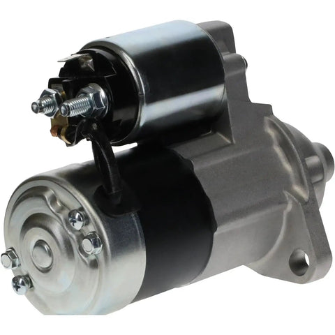 Replacement Forklift Starter For Hyster Yale Mitsubishi Trucks H 40XL 50XL 60XL S 25XL, side view showing 12V starter motor.