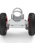 Heavy Duty 6 Inch Gate Wheels With Rubber Tread Carrier Set For Driveway Chain Link Fences And Metal Tube Gates Double U Bolts Rollers Pack Of 2