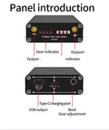 Front panel of Portable Handheld Spot Welder For Nickel Strip And Small DIY Projects showing gear indicator and charging ports.