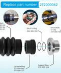 Carbon Seal Drive Line Rebuild Kit With Boot For PWC 1996 to 2007 Models exploded view showing parts and part numbers.