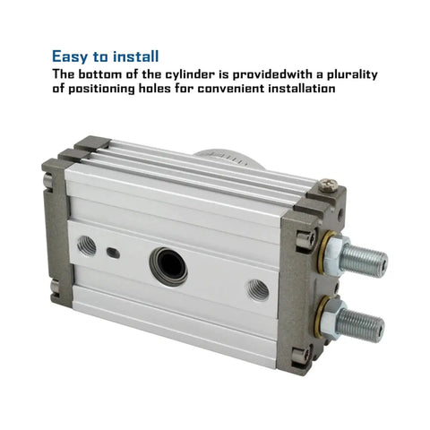Industrial Pneumatic Rotary Cylinder Double Acting Air Table Actuator Type MSQ Series 1A 2A 3A 7A Heavy Duty cylinder close-up