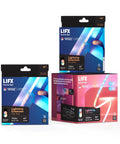 Smart LED Light Strip Bundle With 120 Inch Main Strip And Two 40 Inch Extensions Multicolor RGB packaging display.