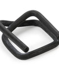 Heavy Duty Cord Strapping Buckles Half Inch Pack Of 1000 Anti Slip Phosphate Coated Metal Buckles close-up