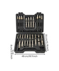 Get Ready To Swap Fluid Like A Pro With This Amagogo 39 Piece Gearbox Service Kit Featuring Adapters Crimped Ends Clear Tubes And Heavy Duty Case For Easy Shop Fluid Transfer And Maintenance - All 39 pieces displayed in a hard case.