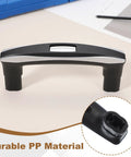 One Piece Luggage Telescopic Handle Replacement For Suitcase Pull Grip Black Six Point One Inch With Six Screws shown on table