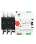 Heavy Duty Miniature Circuit Breaker Three Phase Electrical Protection Switch with 125A rating and manual control knob.