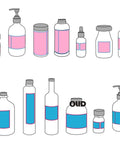 Killer Automatic Labeling Machine For Round Bottles Cans Jars Handles 10-220Mm Labels With Smart Servo Control and various labeled containers.