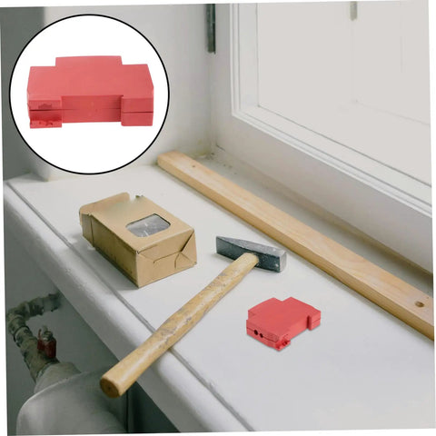 Ironclad Snap In Fire Suppression Case Featuring Condensed Aerosol Extinguisher Housing A Four Piece Kit on a workbench with tools.