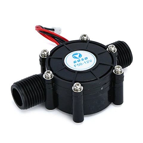 Dope Off Grid Home Water Turbine Generator 80V 12V 5V 10W Portable Hydro Power System with black housing and red cables for DIY energy.