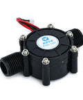 Turn Your Water Into Juice With This Home Power Generator Kit 80V 12V 5V 10W Hydro Turbine Tap Wheel with black casing.