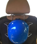Heavy Duty Hard Hat Holder For Truck Seats And Office Doors, Easy Install Rust Resistant Steel Rack With Adjustable Bars