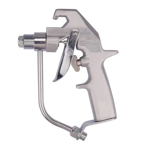 High Pressure 5000 PSI Airless Paint Spray Gun With Base And 517 Tip Silver Pro Sprayer for DIY Projects and Professional Jobs