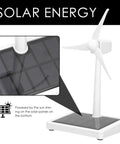 Hands On Solar Windmill Kit For Kids Easy Assembly Mini Wind Turbine shown with solar panel base for educational projects