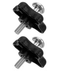 Super Sturdy 2Pc Lawn Mower Handle Bolt Kit With Knob Nut Replacement Screws Fits Push Mower Handles Perfectly Resists Wear Tear And Slipping For Grass Cutting Jobs, black knob bolts
